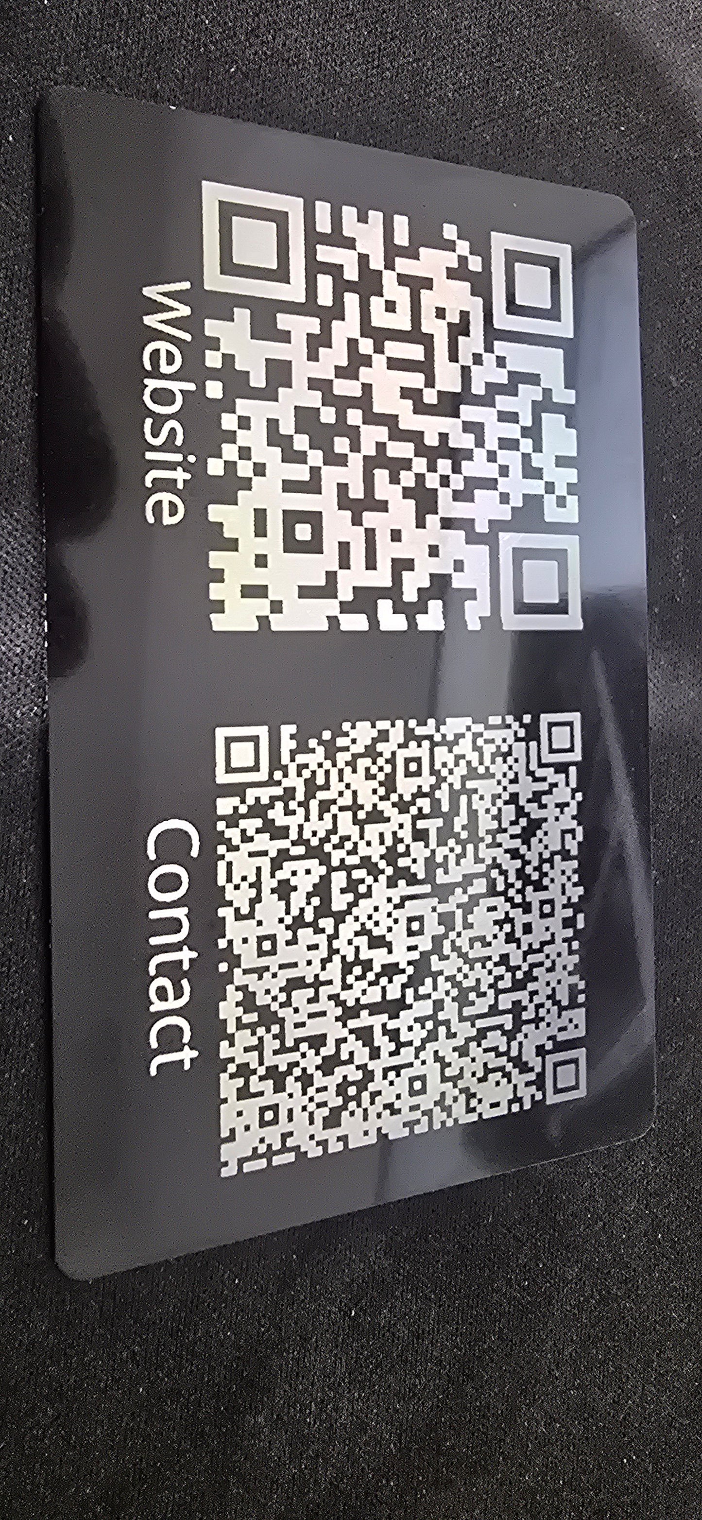Laser Engraved Business Cards